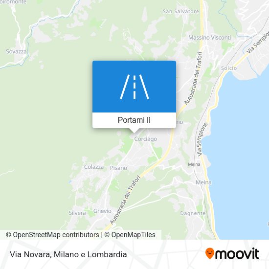 Mappa Via Novara