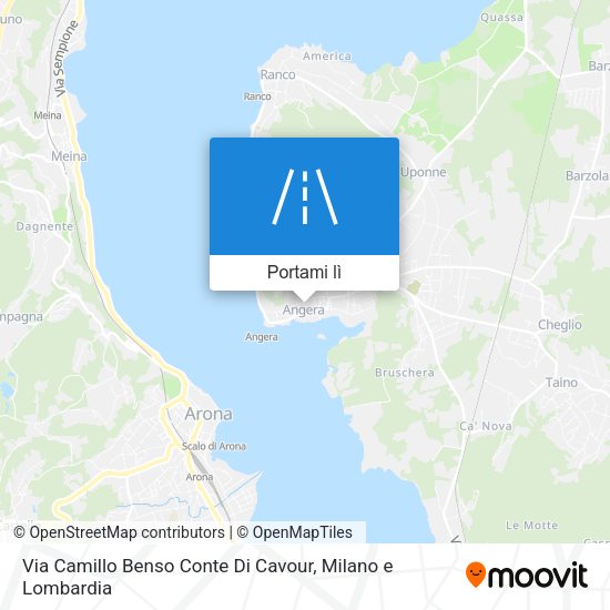 Mappa Via Camillo Benso Conte Di Cavour
