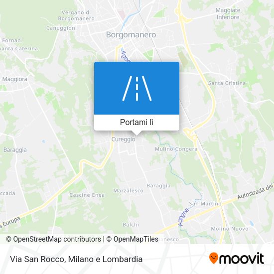 Mappa Via San Rocco