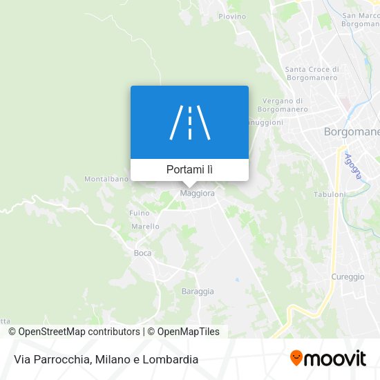 Mappa Via Parrocchia
