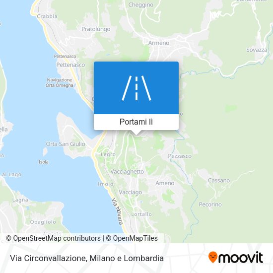 Mappa Via Circonvallazione