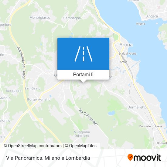 Mappa Via Panoramica