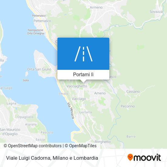 Mappa Viale Luigi Cadorna