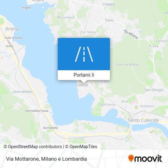 Mappa Via Mottarone
