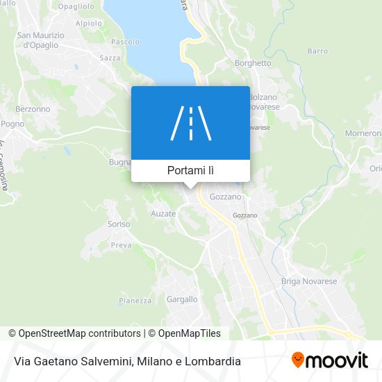 Mappa Via Gaetano Salvemini