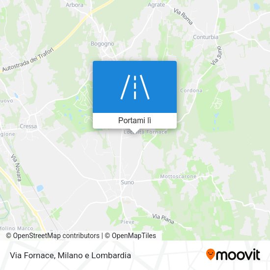 Mappa Via Fornace