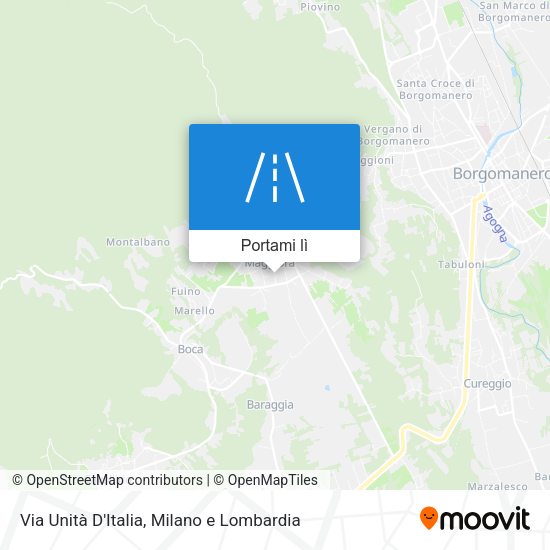 Mappa Via Unità D'Italia