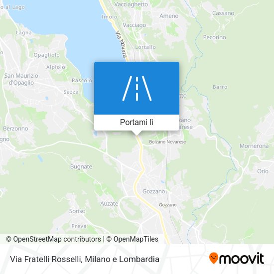 Mappa Via Fratelli Rosselli