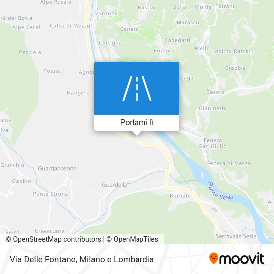 Mappa Via Delle Fontane