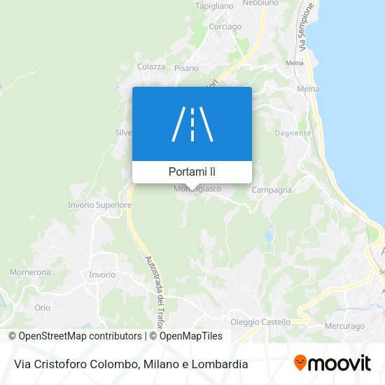 Mappa Via Cristoforo Colombo