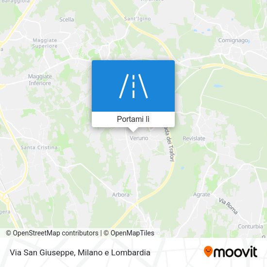 Mappa Via San Giuseppe