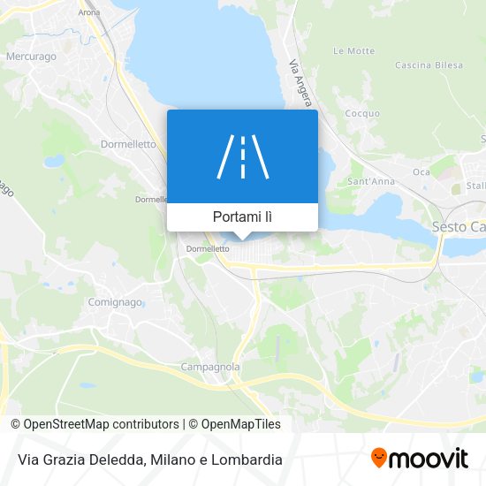 Mappa Via Grazia Deledda