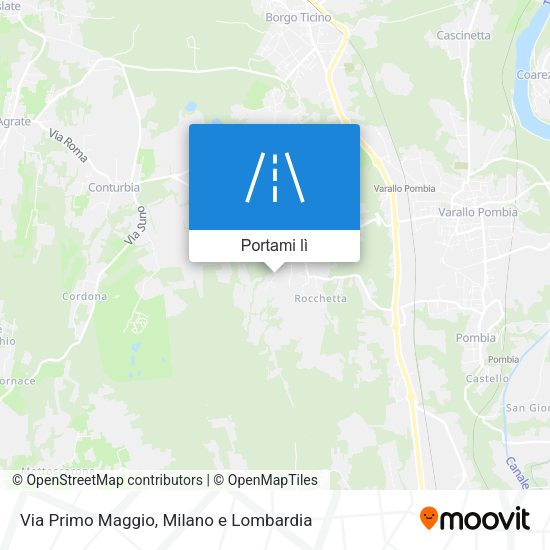 Mappa Via Primo Maggio