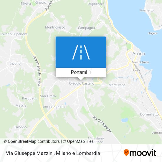 Mappa Via Giuseppe Mazzini