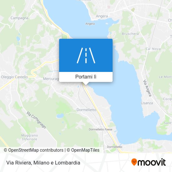 Mappa Via Riviera