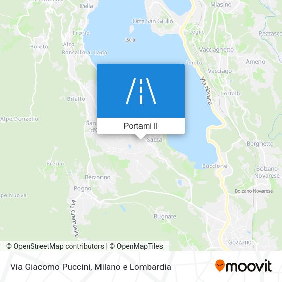 Mappa Via Giacomo Puccini