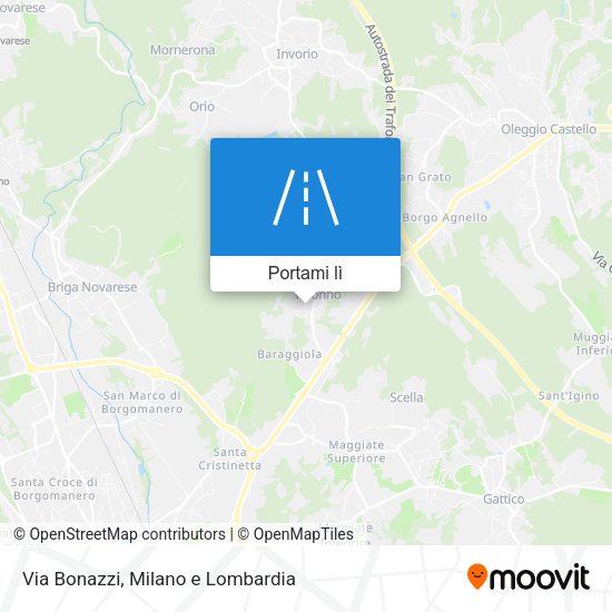 Mappa Via Bonazzi
