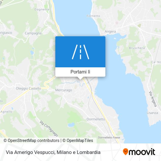 Mappa Via Amerigo Vespucci