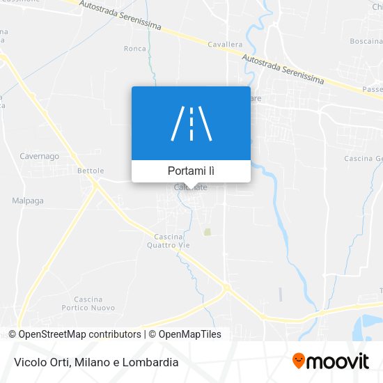 Mappa Vicolo Orti