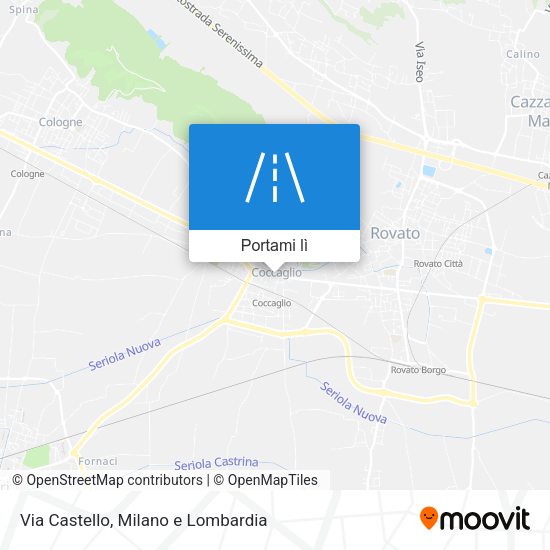 Mappa Via Castello