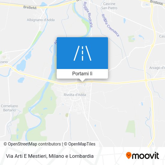 Mappa Via Arti E Mestieri
