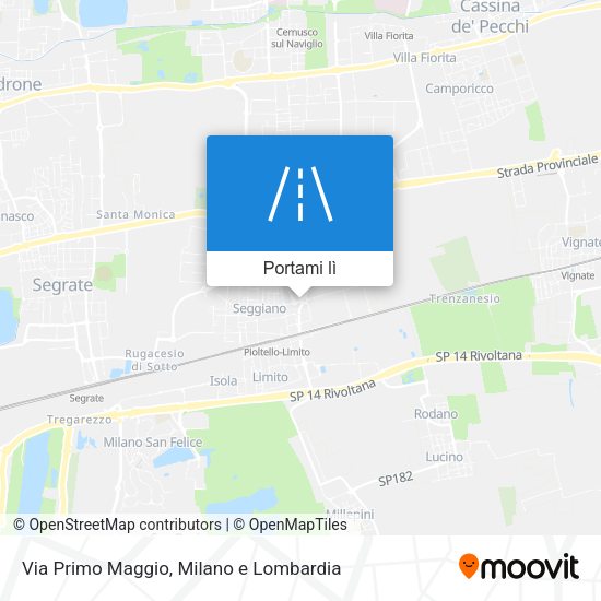Mappa Via Primo Maggio