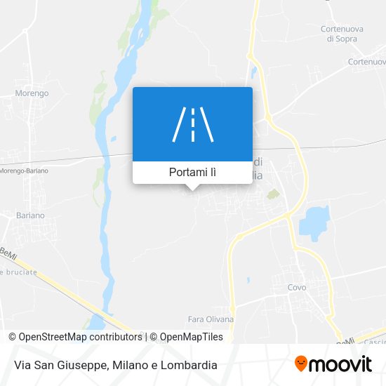 Mappa Via San Giuseppe