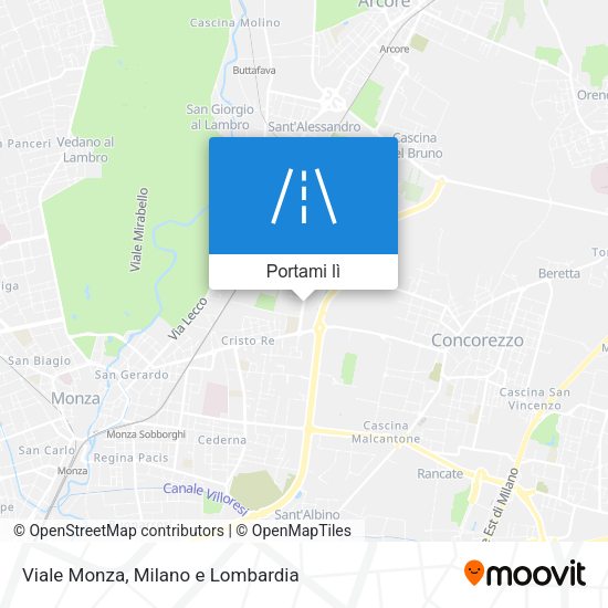 Mappa Viale Monza