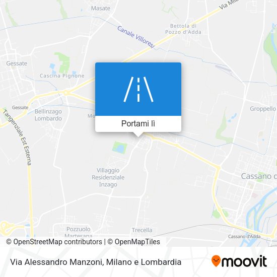 Mappa Via Alessandro Manzoni