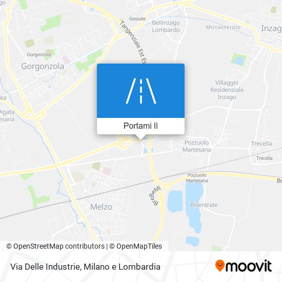 Mappa Via Delle Industrie