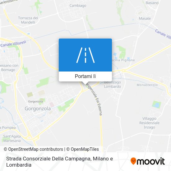 Mappa Strada Consorziale Della Campagna
