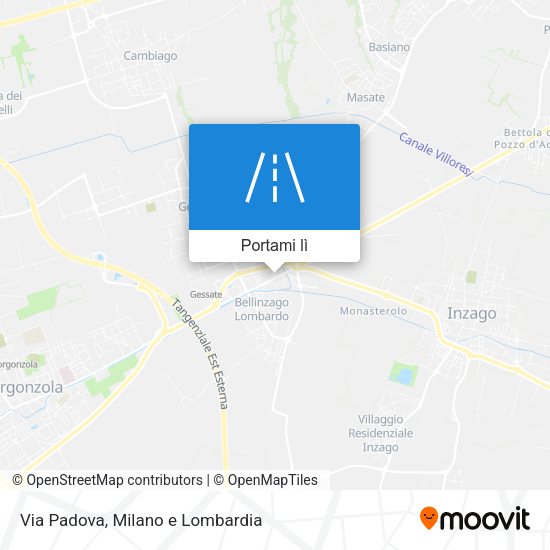 Mappa Via Padova