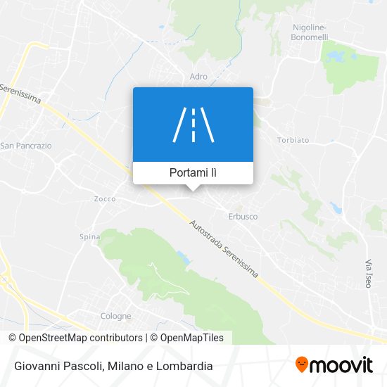 Mappa Giovanni Pascoli
