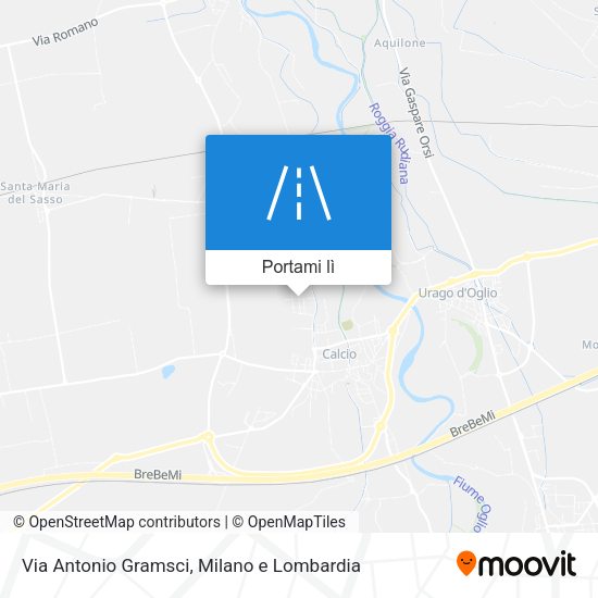 Mappa Via Antonio Gramsci