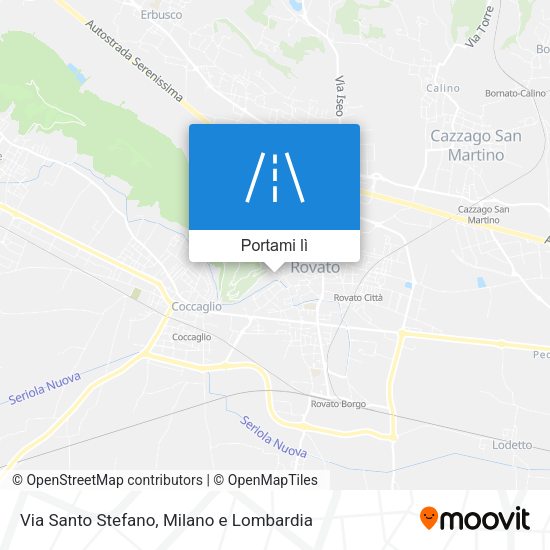 Mappa Via Santo Stefano