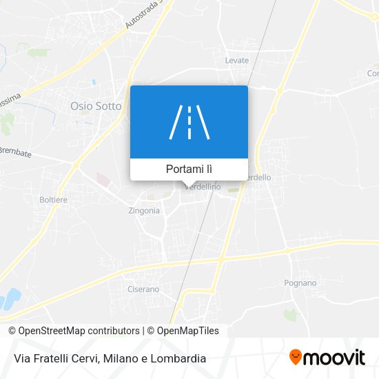 Mappa Via Fratelli Cervi