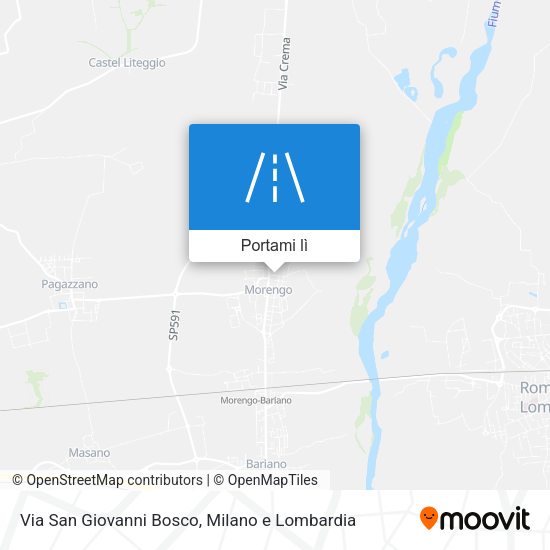 Mappa Via San Giovanni Bosco