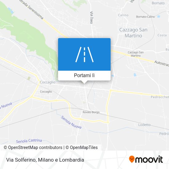 Mappa Via Solferino