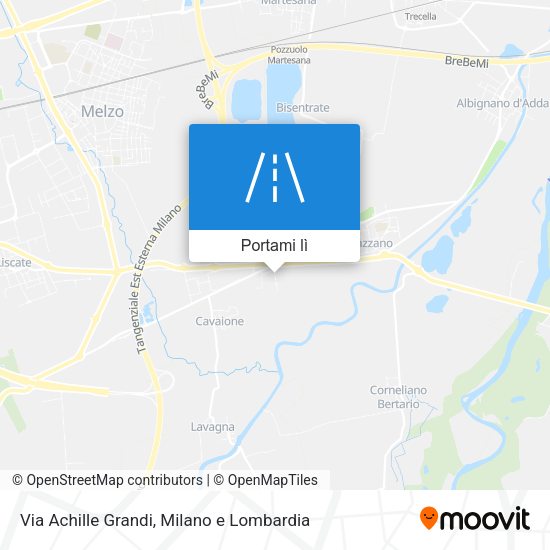 Mappa Via Achille Grandi