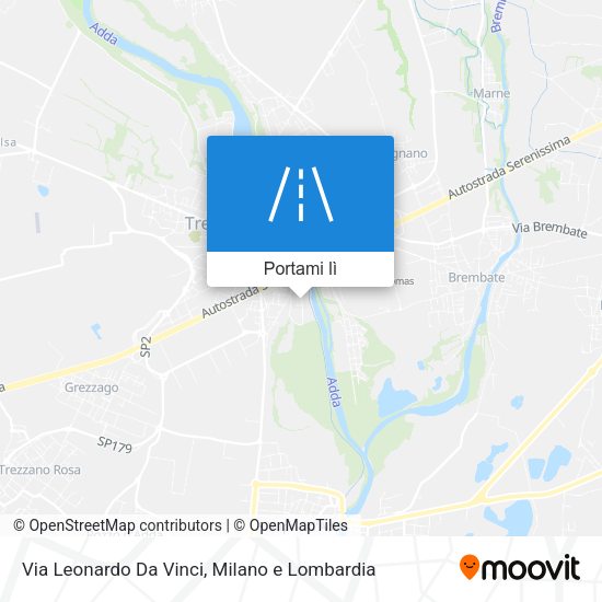 Mappa Via Leonardo Da Vinci