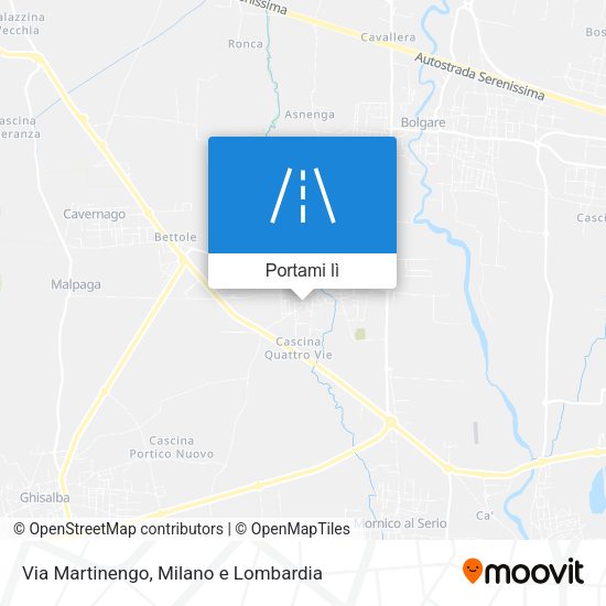 Mappa Via Martinengo