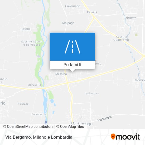 Mappa Via Bergamo
