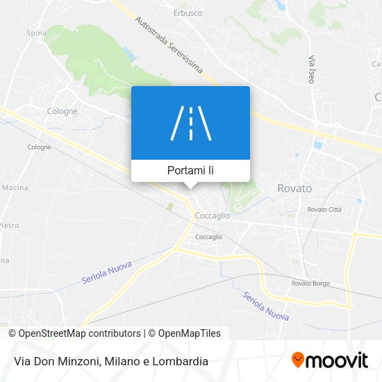 Mappa Via Don Minzoni