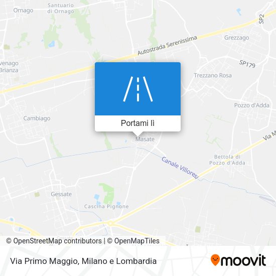 Mappa Via Primo Maggio