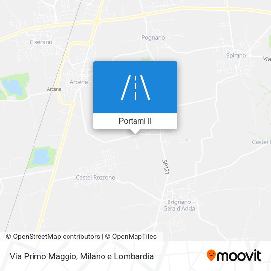 Mappa Via Primo Maggio