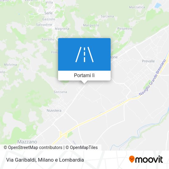Mappa Via Garibaldi