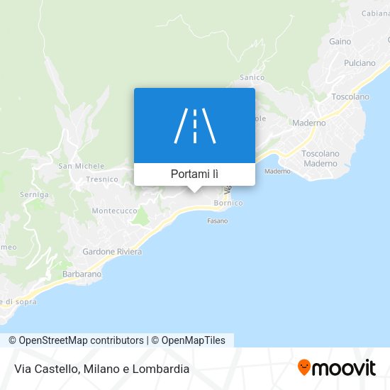 Mappa Via Castello