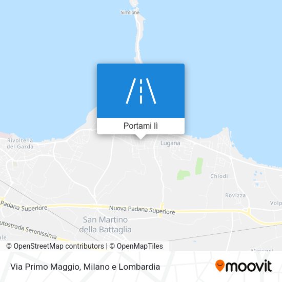 Mappa Via Primo Maggio
