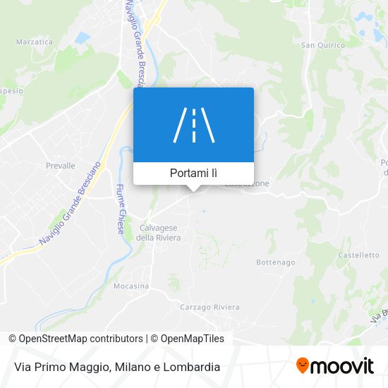 Mappa Via Primo Maggio