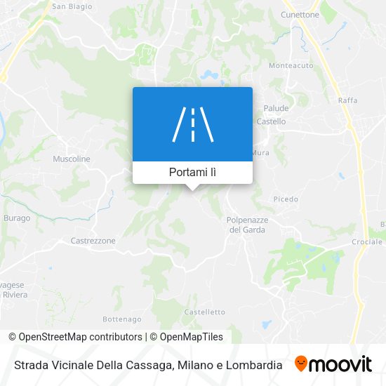 Mappa Strada Vicinale Della Cassaga